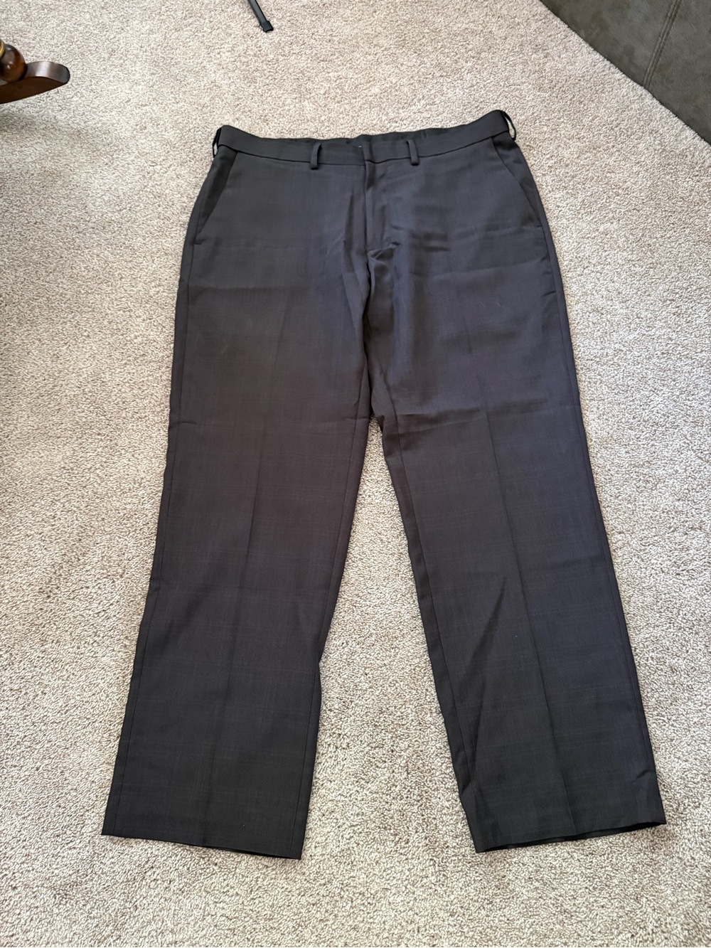 Haggar Men's Dark Charcoal Dress Pants